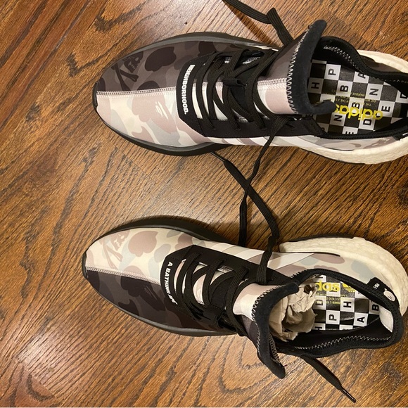 Bape | Shoes | Brand New Bapexadidas In Perfect Condition Comes With Extra  Pair Of Shoeslaces | Poshmark